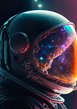 Astronaut Milky Way Helmet