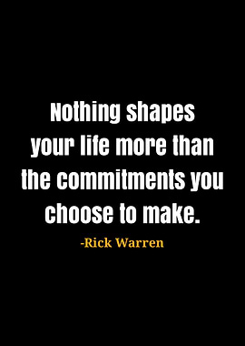 Rick Warren Quote