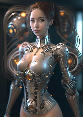 Cyberpunk Female Warrior