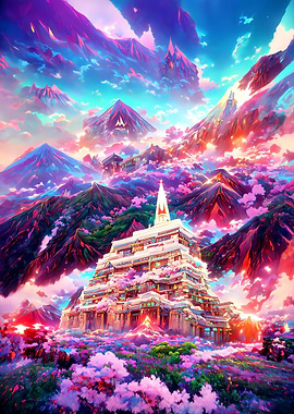 Temple in the mountain