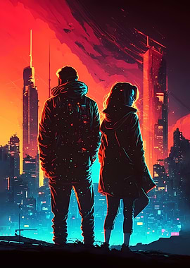 Synthetic Skyscape Lovers