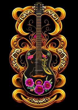 guitar design texture