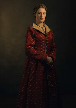 Woman in historical dress