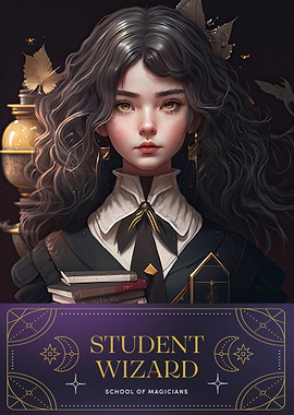 Young student of magic