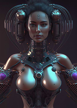 Cyberpunk Female Warrior