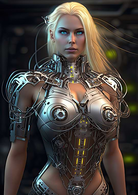Cyberpunk Female Warrior
