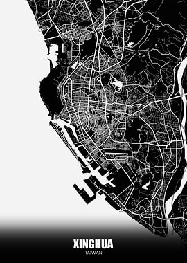 Xinghua Taiwan Dark Map