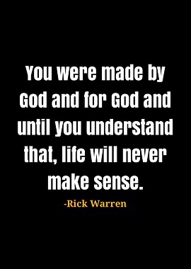 Rick Warren Quote