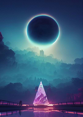 Eclipse from futuristic