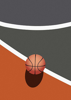 Basketball Court Poster