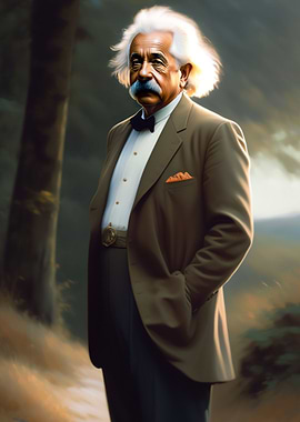 Albert Einstein in Forest