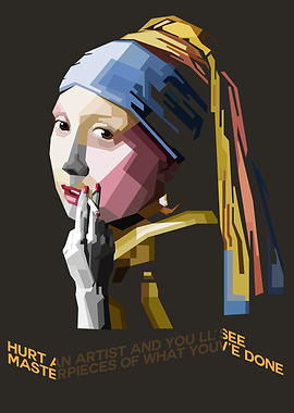 The girl with pearl earrin