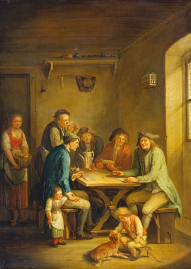 Peasants Playing Cards