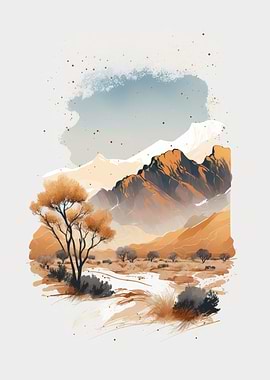 Watercolor Naturescape
