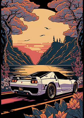 Honda NSX R Japanese Art