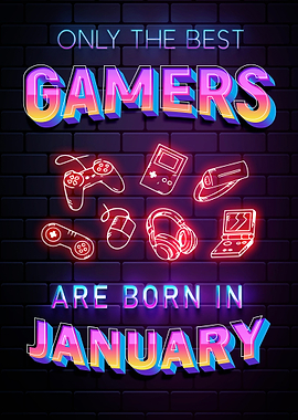 born in january gamer