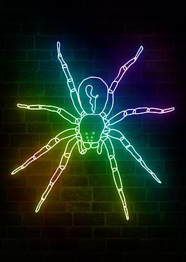 Spider Neon Animals
