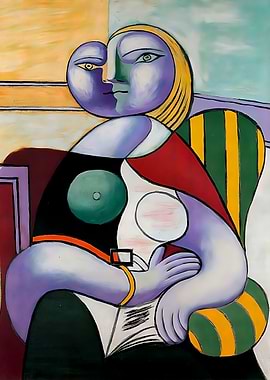 reading 1932 by Picasso