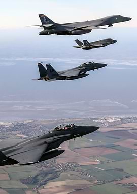 Formation over England