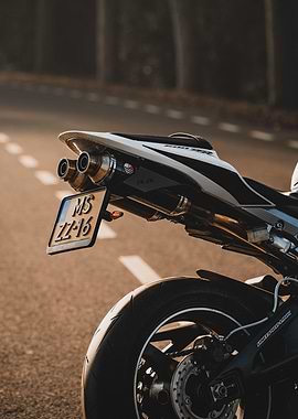 Exhaust of a Motorbike