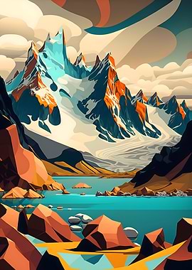 Patagonia on a cloudy day