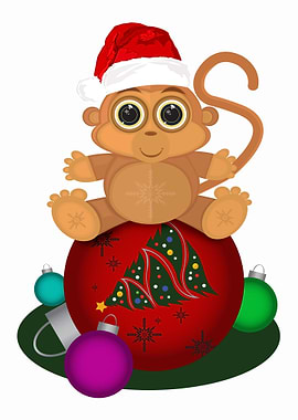 Christmas Monkey