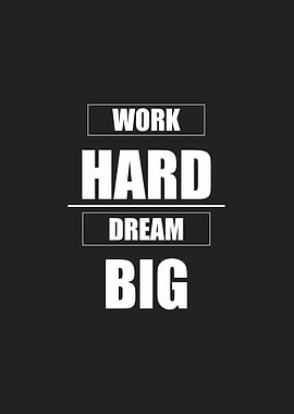 work hard