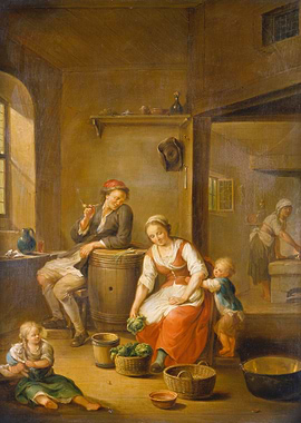 A Peasant Family at Home