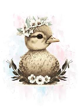 Cute Baby Duck Duckling