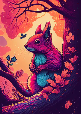 Squirrel Drawn