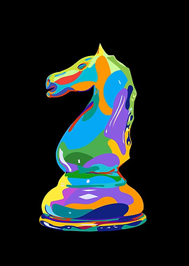 knight piece pop art