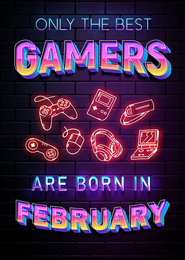 born in february gamer