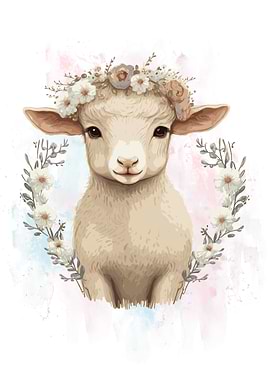 Cute Baby Sheep Lamb