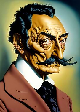 DALI PORTRAIT BY DALI