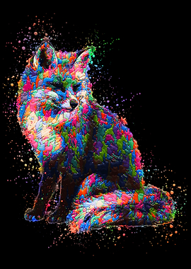 Fox Painting