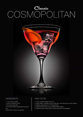Cosmopolitan Cocktail