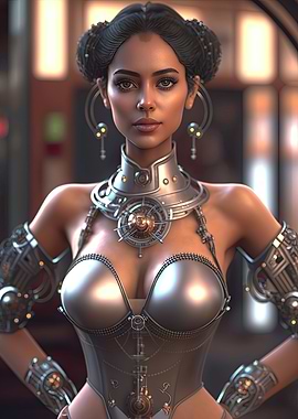 Cyberpunk Female Warrior