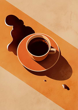 Vintage 70s Coffee Chaos