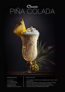 Pina Colada Cocktail