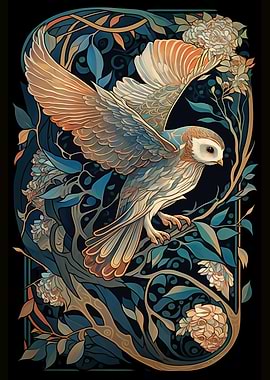Owl Wildlife Art