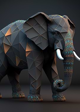 abstract elephant animal