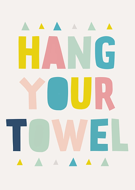 hang the towel
