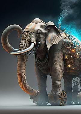 abstract elephant animal