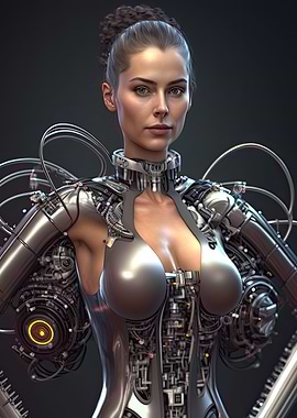 Cyberpunk Female Warrior
