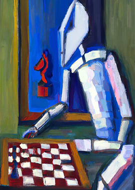 Robot against himself