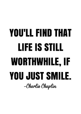 Charlie Chaplin Quote