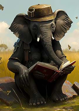 abstract elephant animal