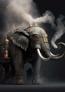 abstract elephant animal