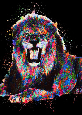 Lion Painting