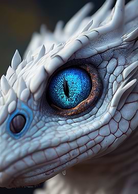 White Dragon Blue Eye